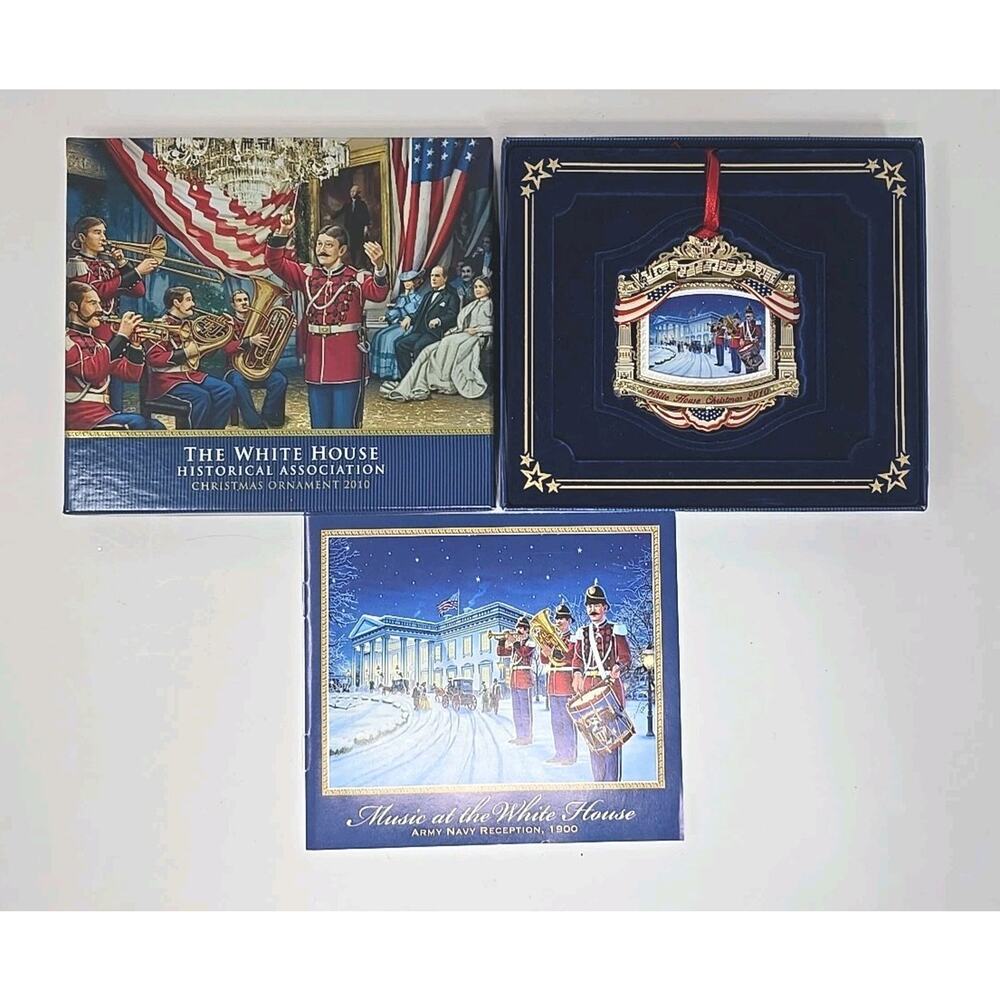 2010 The‎ White House Historical Association Christmas Ornament NEW SKU U183